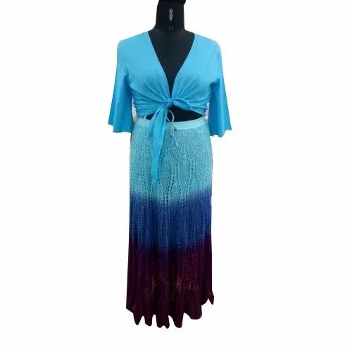 Womens Blue African Dress