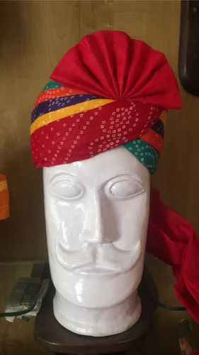 Pag Pagari Jai Multicolour Barati Safa Turban, Bandhej Bandhani