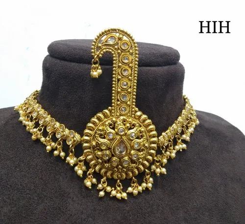 Sikh Turban Men Golden Color Beautiful Turban Kalgi
