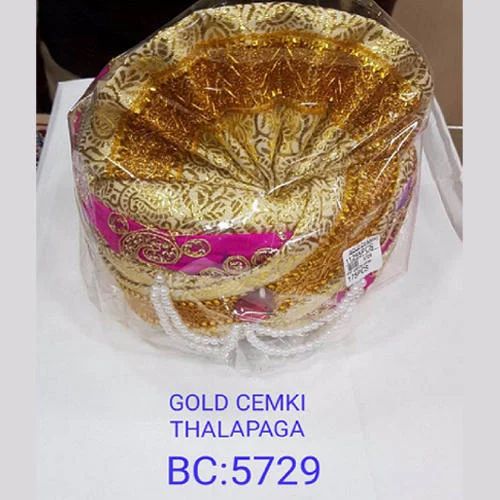 Golden Wedding Turban
