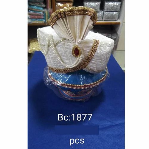 White Wedding Turban