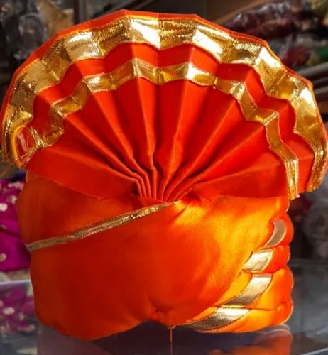 Orange Marathi pheta, pagadi, turbon