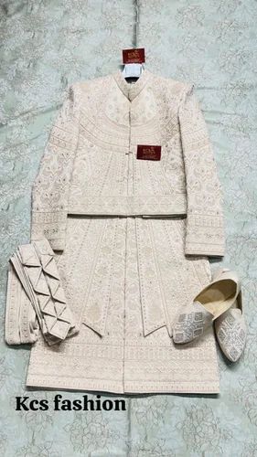 Embroidery Wedding Sherwani