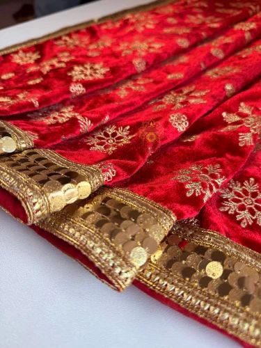 Light Red Shaneel Sherwani Dupatta
