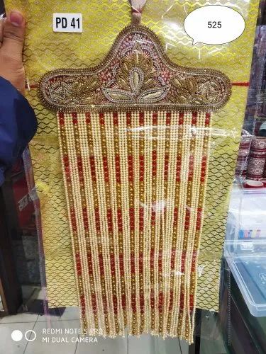 Multicolor Wedding Dulha Stone Sehra