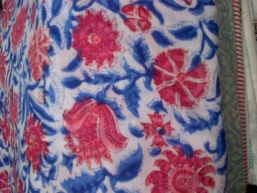 Cotton Block Print Fabrics, For Home,Hotel