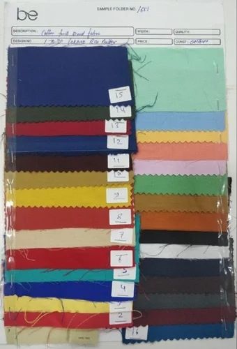 COTTON DYED FABRIC, Plain/Solids, Multicolour