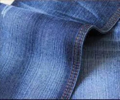 Plain Cotton Denim Jeans Fabric, GSM: 100-150 GSM, Packaging Type: Packet
