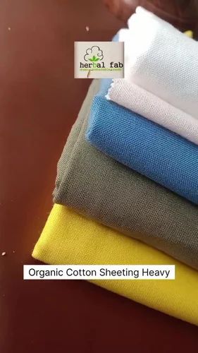 Gots Certified Organic Cotton Fabric (150 GSM, Plain Weave, 54-56" Width)