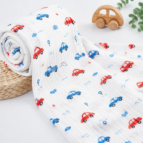Printed Cotton Muslin Fabric