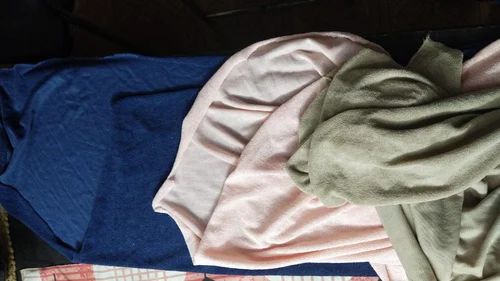 Mix colour Micro Terry Knitted Fabrics, For Beach Wears, Plain/Solids