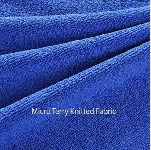 White or Dyed Micro Polyester Knitted Terry Fabric, For Garments,Towels