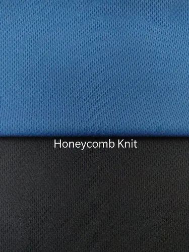 Plain Honeycomb Knit Fabric for T-Shirts and Sportswear (44 inch, 180 GSM)