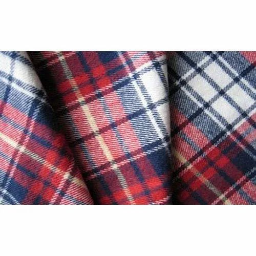 Pure Cotton Flannel Fabric, Block Print, Multicolour