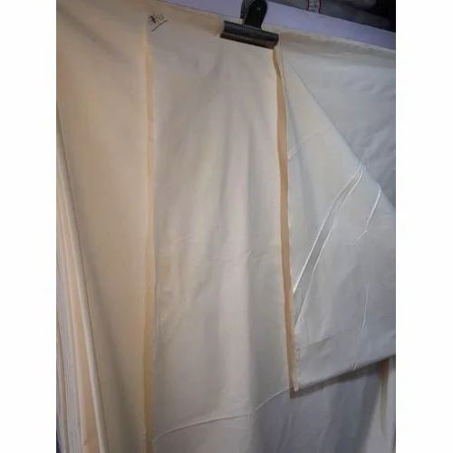 Plain White Cotton Poplin Fabric, GSM: 100-150 GSM