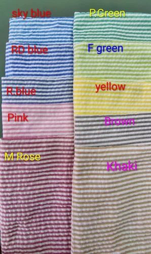 Seersucker Stripe Fabric