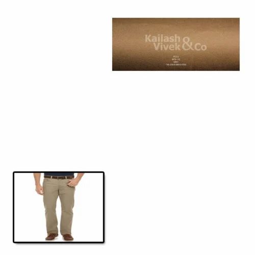 Cotton Twill Fabric for Pants, Plain/Solids, Multicolour