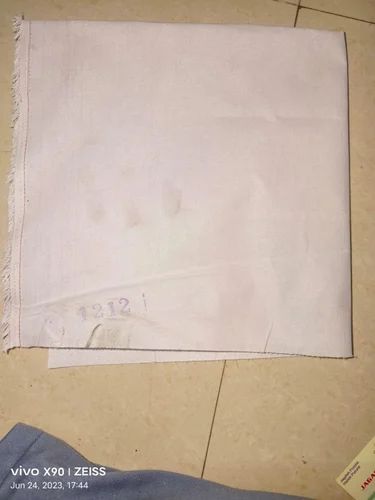 White Bottom Canvas Buckram Cuff N Collar Canvas