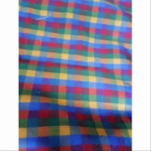 Camouflage Polyester Cotton Blend Checks Kids Uniform Fabric