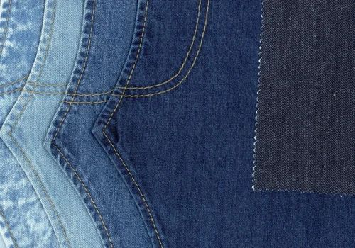 10.50 OZ Deep Indigo Cotton Blue Fabric