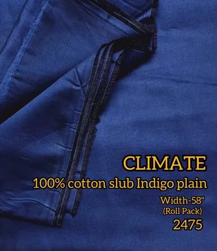 Cotton Denim Shirting Fabric