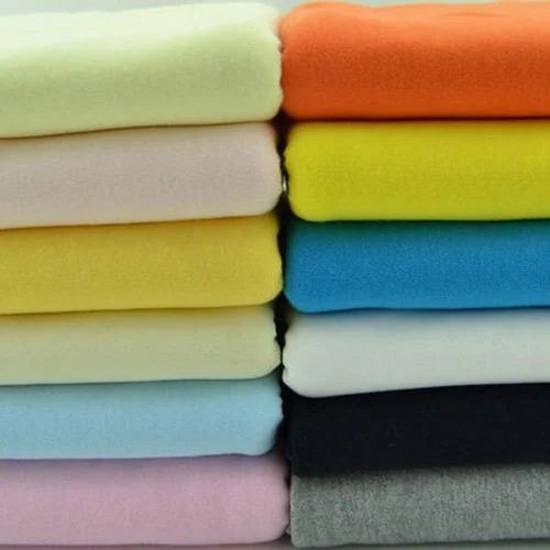 For Textile Cotton Hosiery Fabrics, Plain/Solids, Multicolour