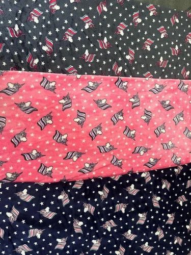Printed Flannel Fabric