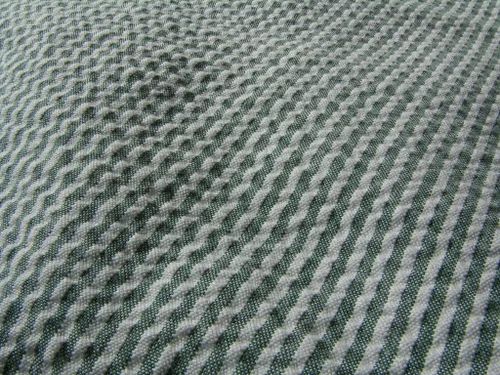 Multicolor Striped Seersucker Fabric