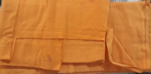 Cotton Flannel Fabric, Plain/Solids, Orange