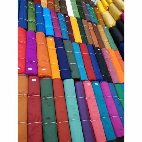 Plain 36 Inch Cotton Silk Fabric, GSM: 80 Gsm