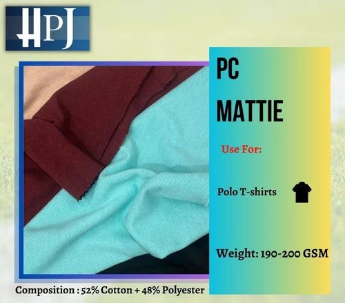 Cotton Hosiery Fabric, Plain/Solids, Multicolour