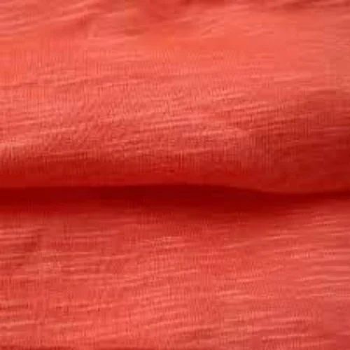 Slub Jersey Cotton Knitted Hosiery Fabric