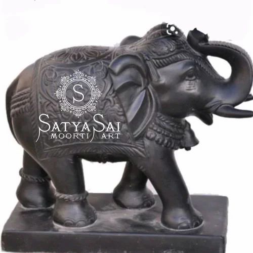 Marble Elephant Statue, For Interior Decor