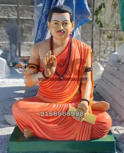 Marble Basaveshwara Statue