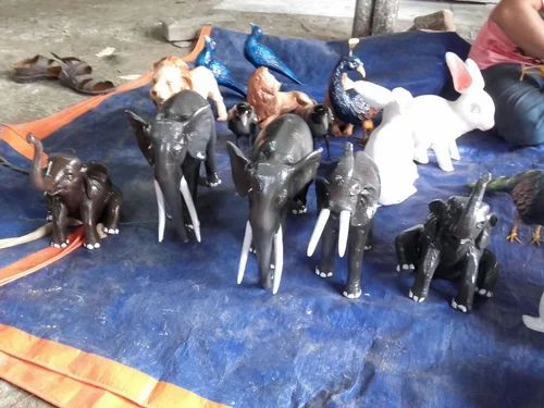 Fiber Small Elephant Sculptures, Usage: Interior Decor, Exterior Decor, Promotional Use
