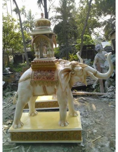 Fiberglass Designed Elephants, For Interior Decor And Exterior Decor