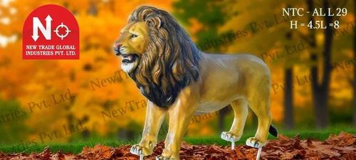 FRP Fiber Lion Statue, For Exterior Decor