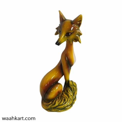 Fox Mate Touch Showpiece, For Interior Decor, 0-2 Feet