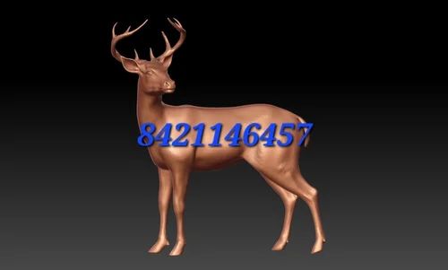 Natural Frp Deer Statue, For Interier and exterire use