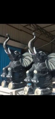 Fiber Elephant Statue