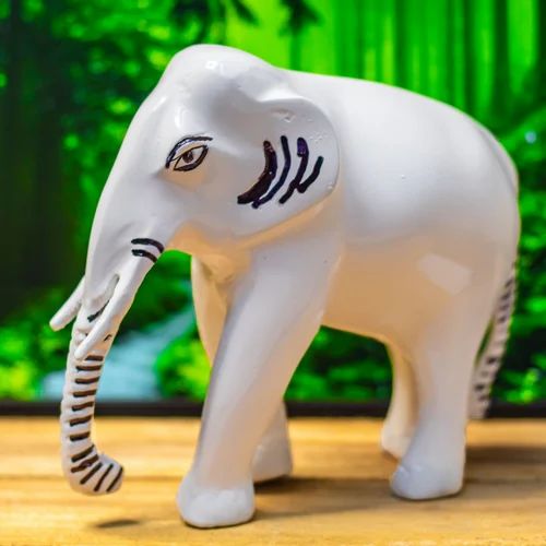 Vastu Brass White Elephant