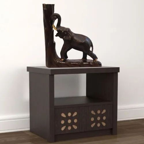Brown Silpika Wooden Elephant Showpiece, For Home Decor
