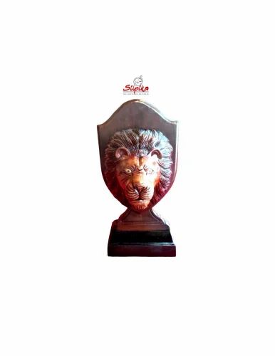 Silpika Wooden Lion Head