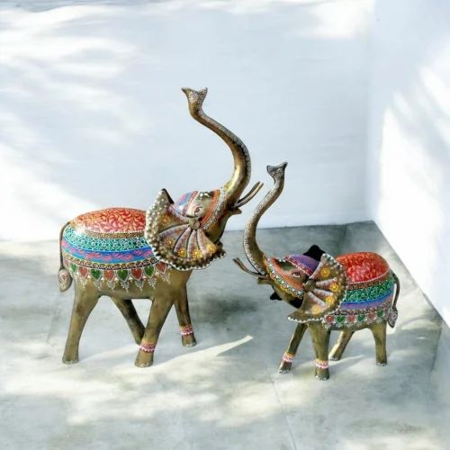 Decorative Elephant Set Showpiece