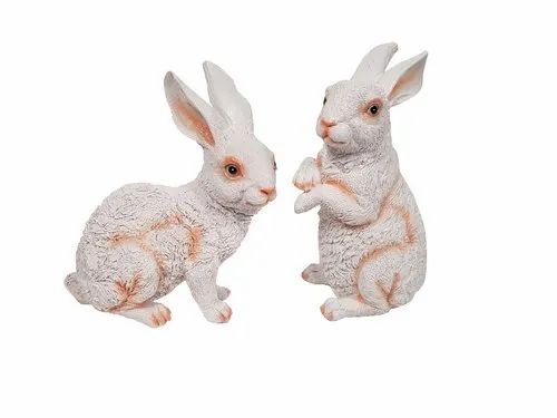 Wonderland Rabbit Resin Statue , Statues For Home & Garden Decor Decoration