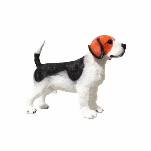 Polyresin Cute Labrador Dog Statue / Sculpture, For Interior Decor