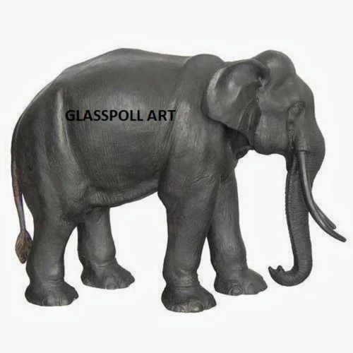 Fiber Elephant Animal Statue