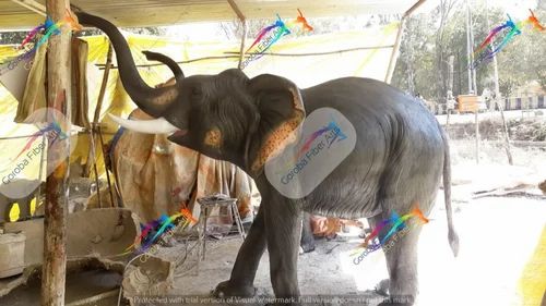 FRP/Fiber Elephant Statue 7 feet, For Exterior Decor