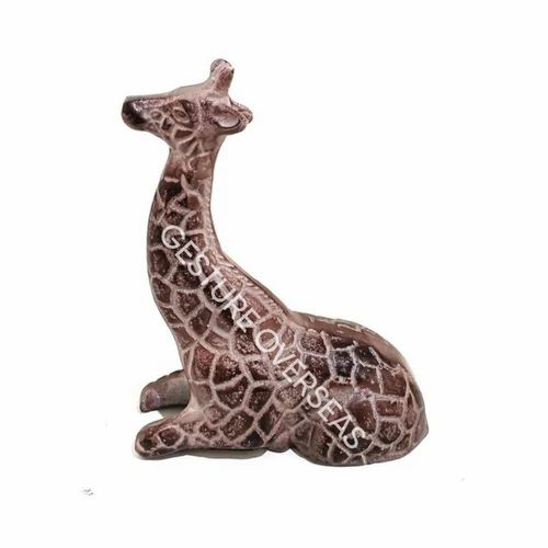 Aluminium Interior Decorative Metal Giraffe Statue