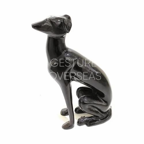 Aluminum Decorative Dog Figurines, For Interior Decor